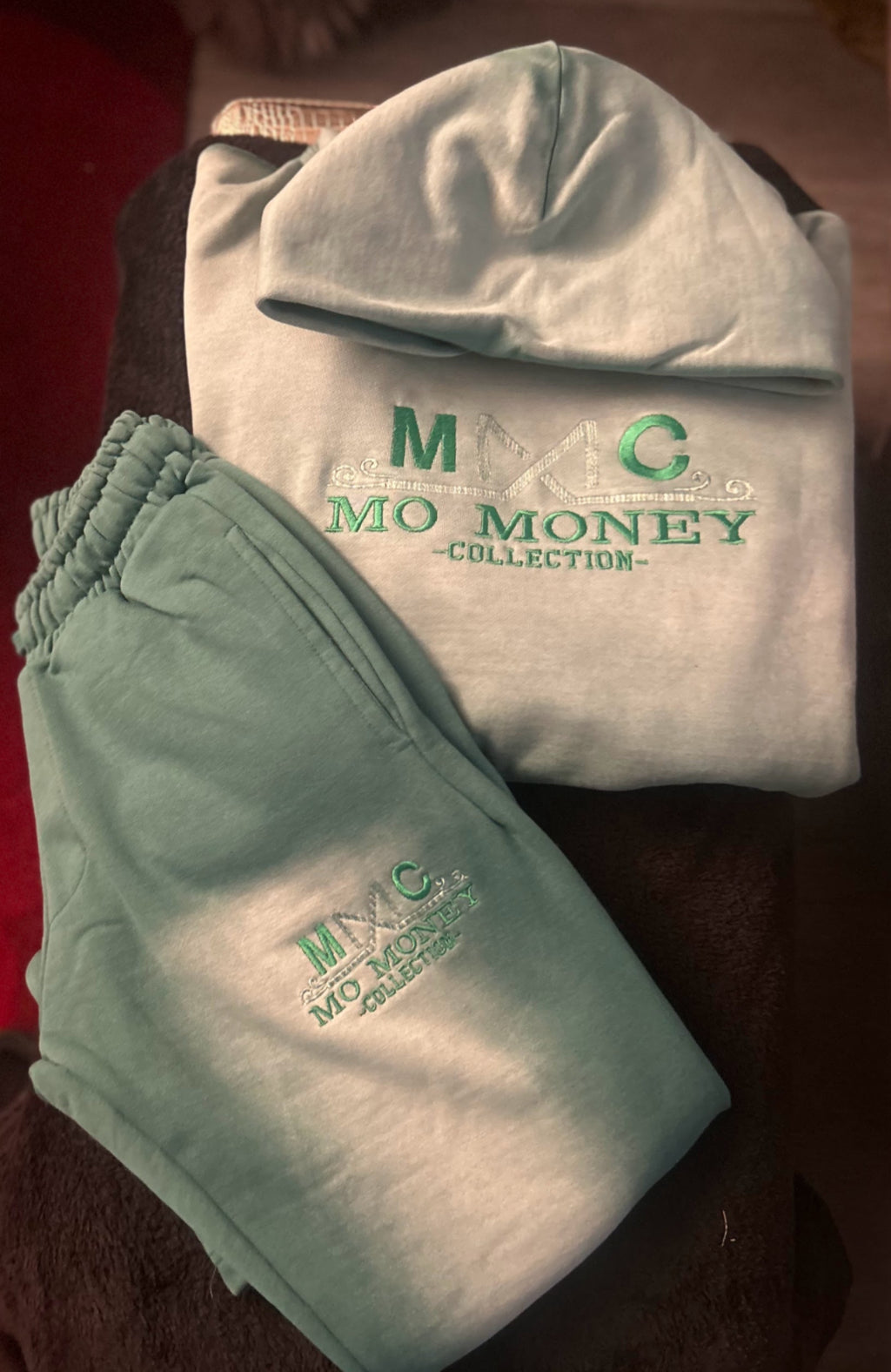 Mo Money Collection Embroidery Sweatsuit