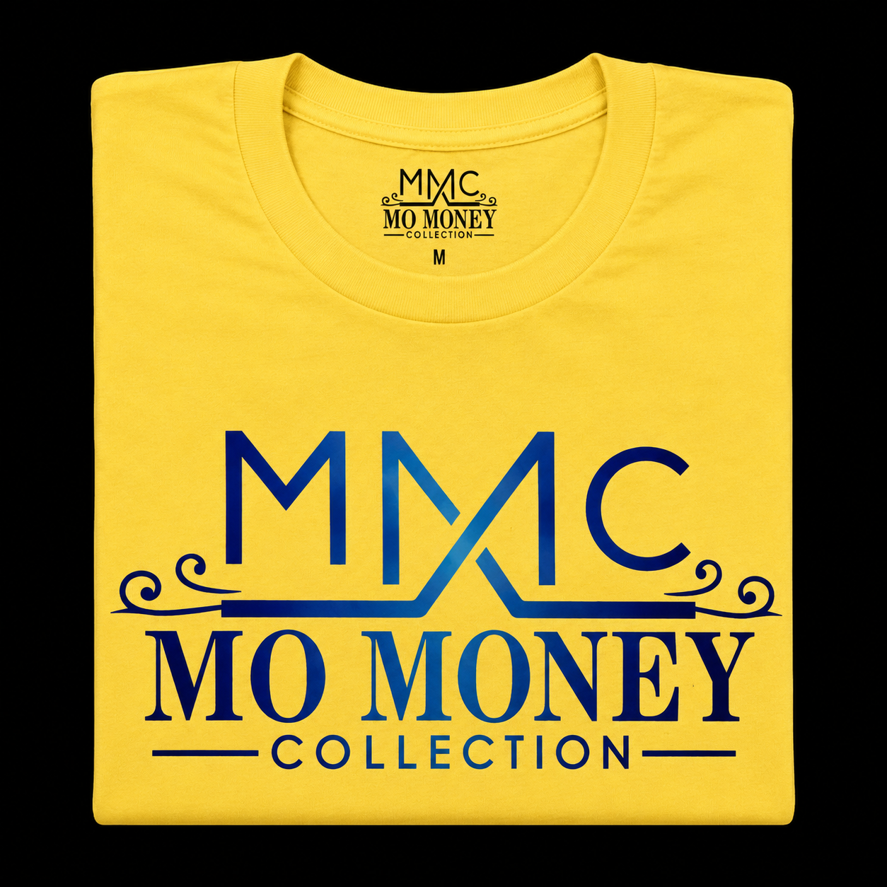 Mo Money Collection DTF Print T-Shirt - Yellow