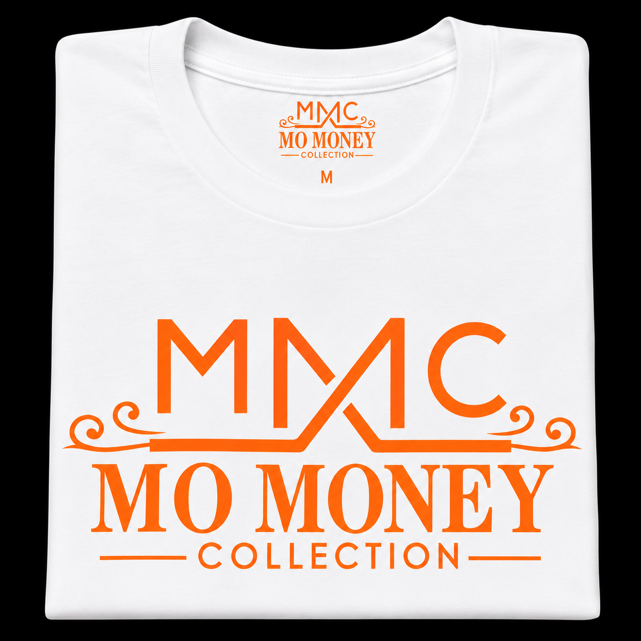 Mo Money Collection DTF Print T-Shirt - White