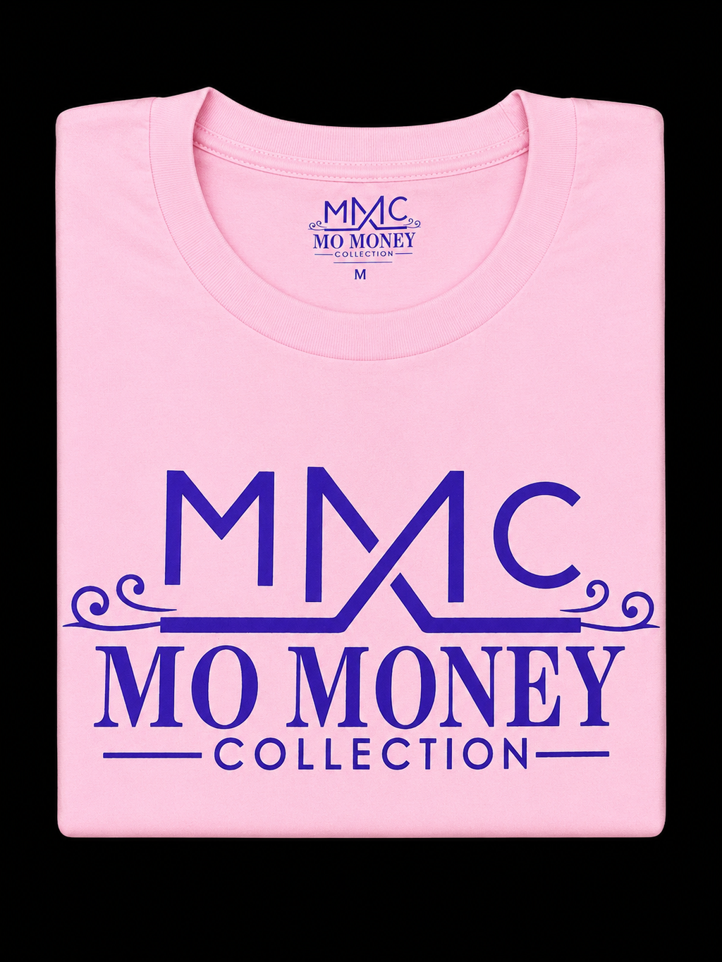 Mo Money Collection DTF Print T-Shirt - Pink