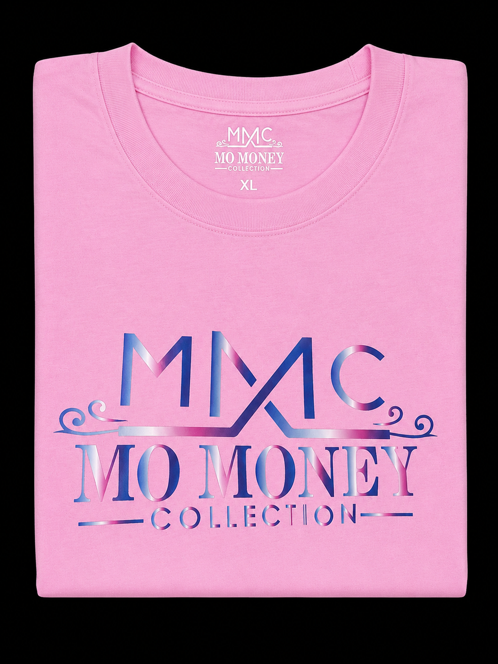 Mo Money Collection DTF Print T-Shirt - Pink