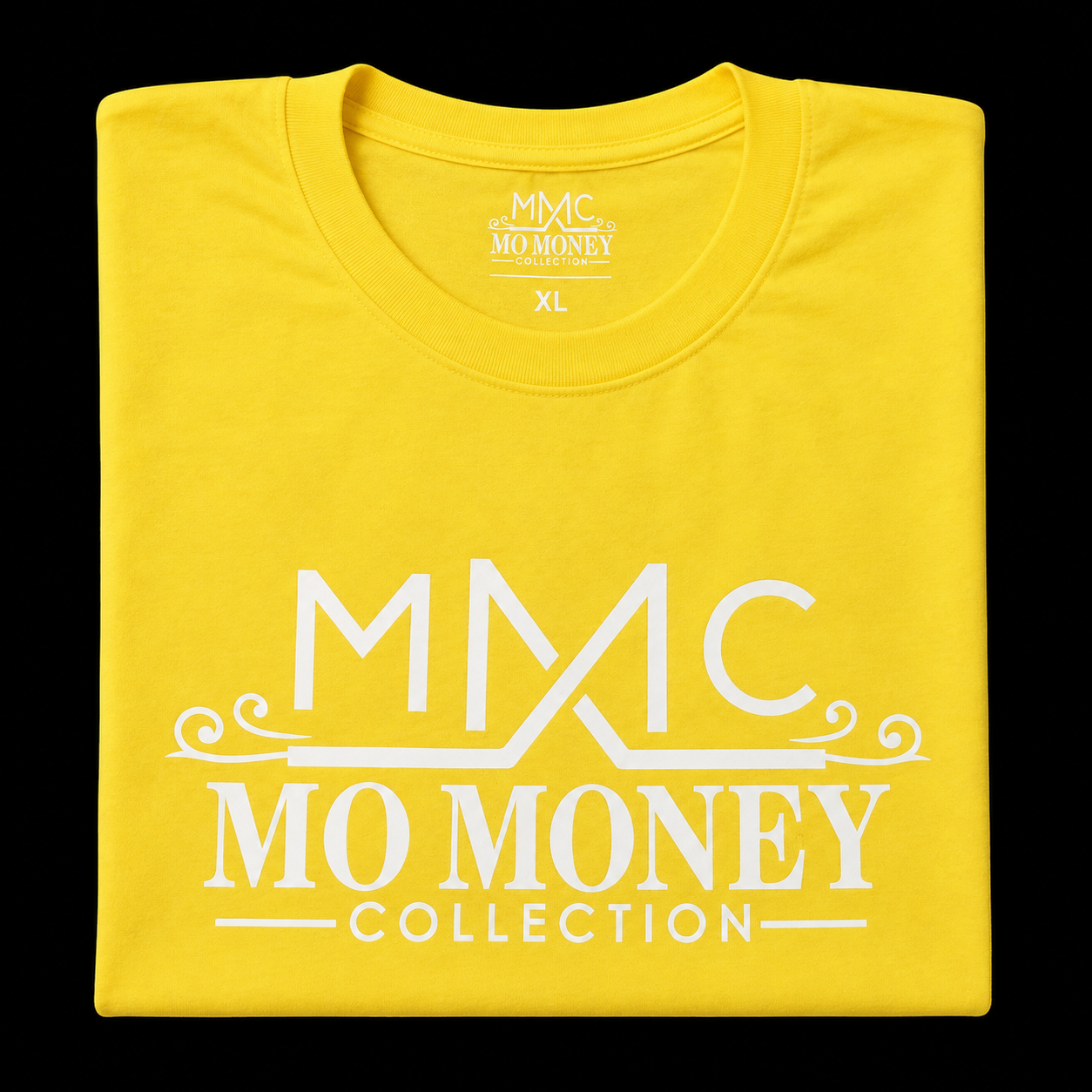 Mo Money Collection DTF Print T-Shirt - Yellow