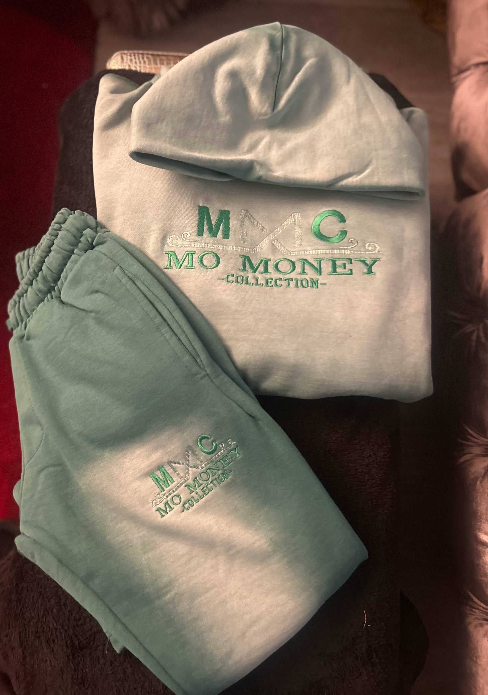 Mo Money Collection Custom Embroidered Sweatsuit