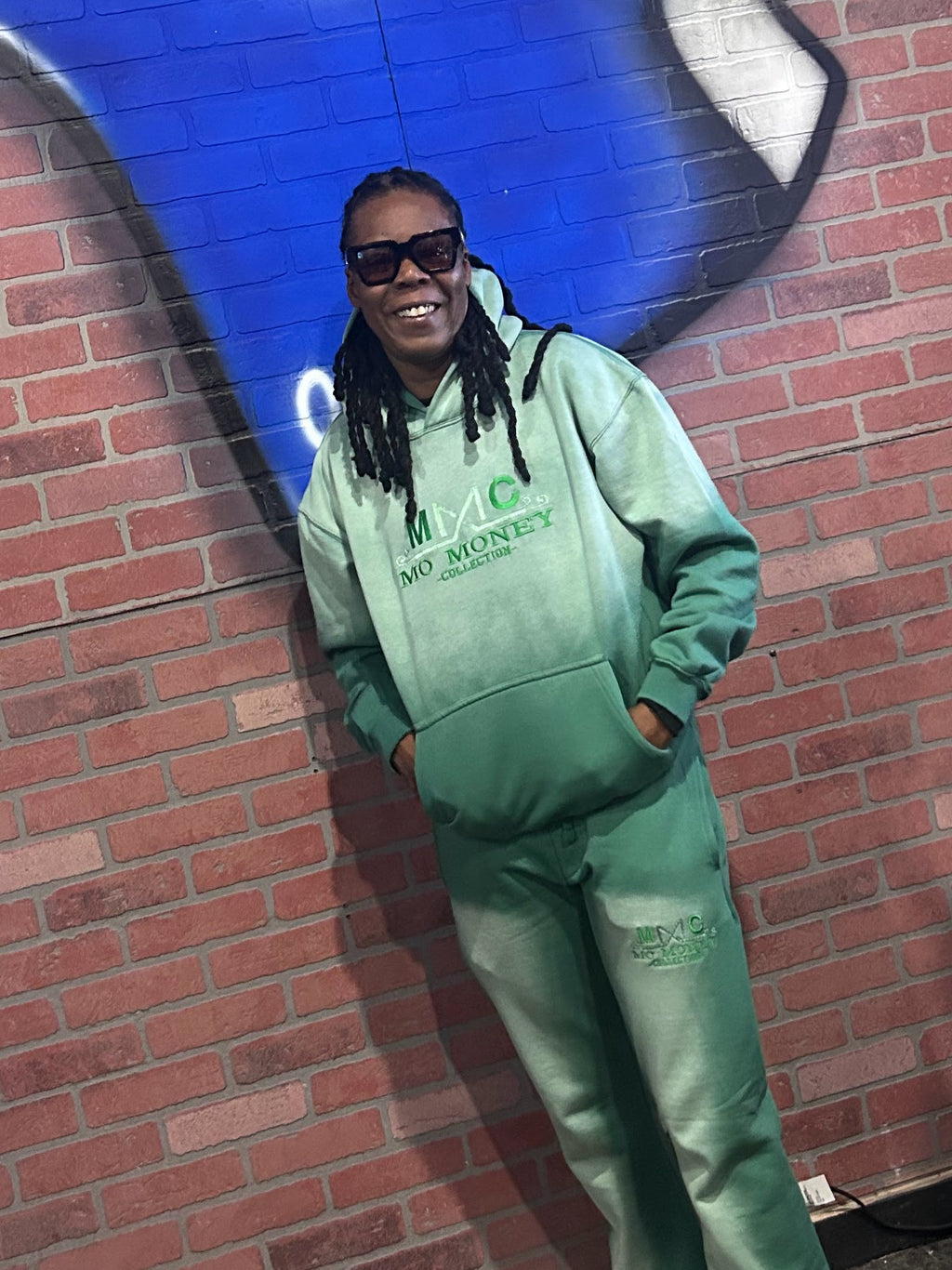 Mo Money Collection Embroidery Sweatsuit